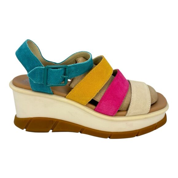 Sorel Womens Joanie III Ankle Strap Wedge Sandal Shoes Size 9.5 - Picture 5 of 6